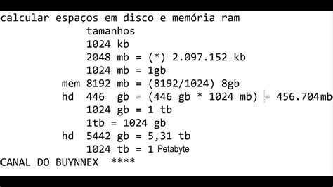 Calculadora Conversão Gigabytes para Megabytes.